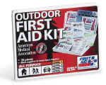 20 piece Outdoor First Aid Kit- Mini first aid kit for minor outdoor first aid needs. Perfect for biking, hiking, backpack with bandages, medication, antiseptics, and lip balm.